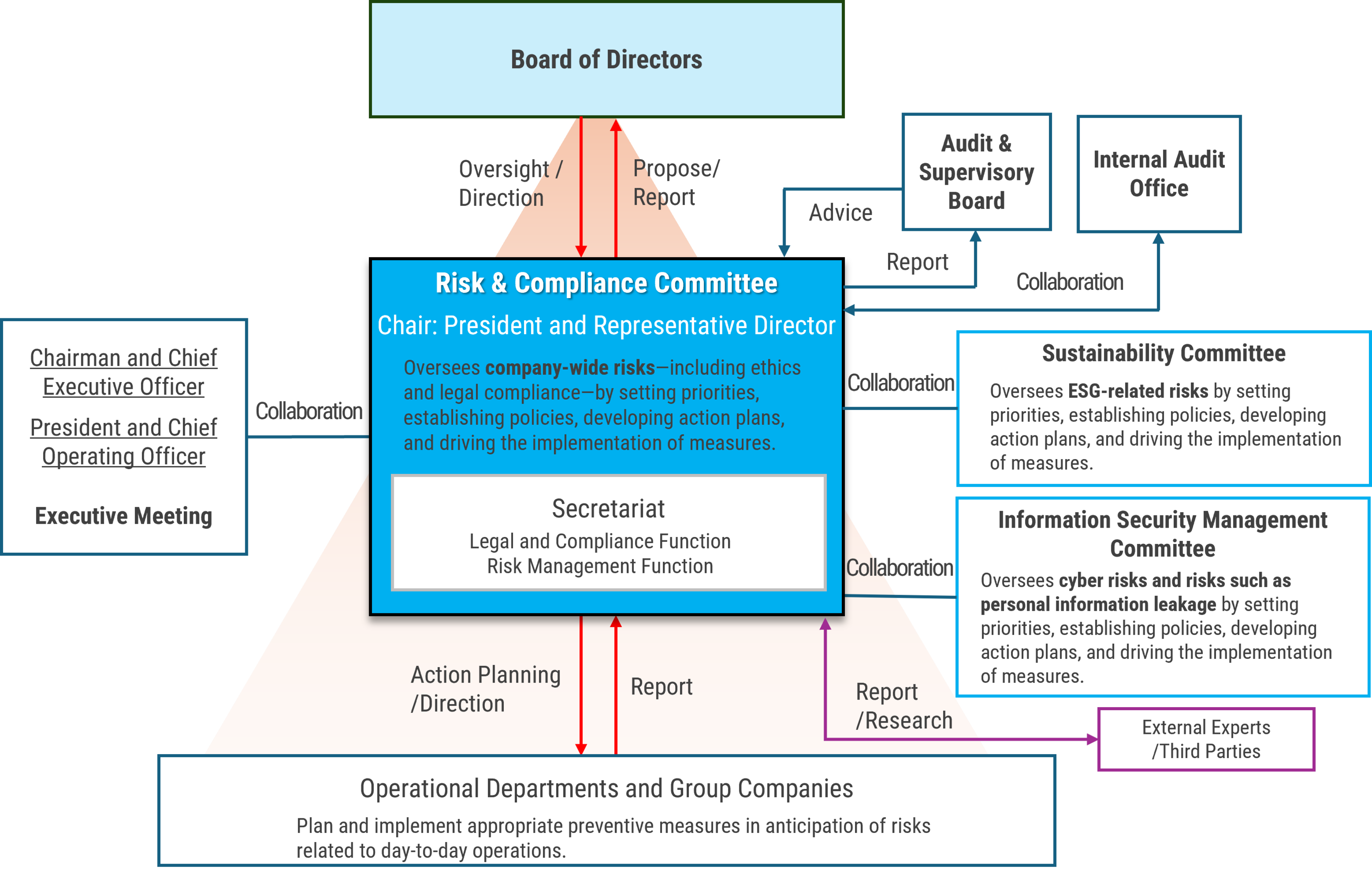 Risk Management System Diagram