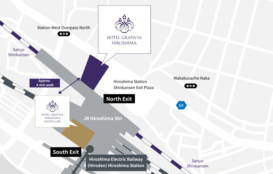 Access | Hotel Granvia Hiroshima [Official]