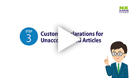 Video: Procedures for declaring unaccompanied baggage